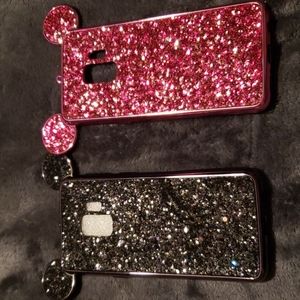 Pink and black S9 phone  case new